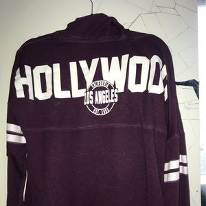 Hooded Hollywood sweat shirt